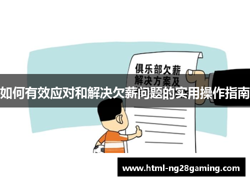 如何有效应对和解决欠薪问题的实用操作指南