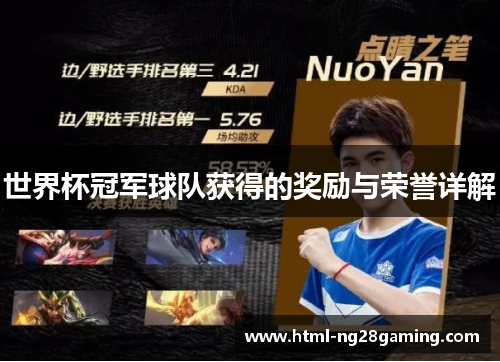 世界杯冠军球队获得的奖励与荣誉详解