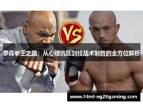 泰森拳王之路：从心理抗压到技战术制胜的全方位解析