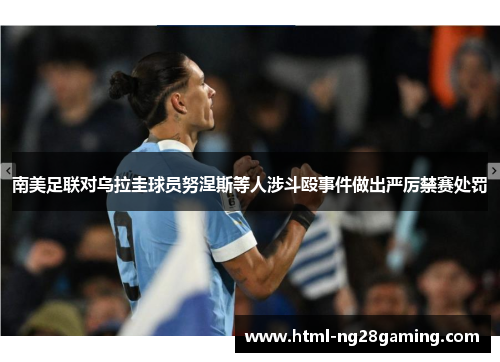 南美足联对乌拉圭球员努涅斯等人涉斗殴事件做出严厉禁赛处罚 南美足联对乌拉圭球员努涅斯等人涉斗殴事件做出严厉禁赛处罚