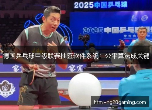 德国乒乓球甲级联赛抽签软件系统：公平算法成关键
